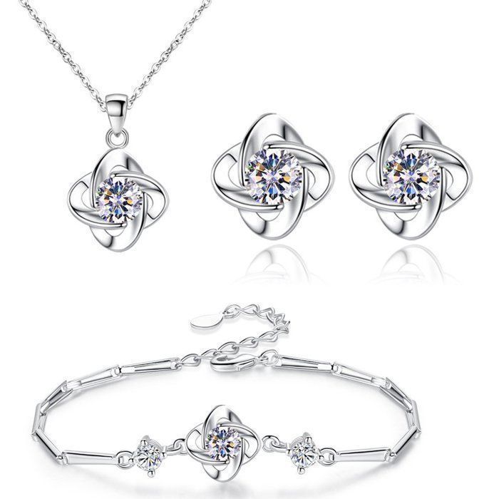 Collier Femme Maman Sautoir de Saphir - Pendentif Cœur d'Océan Cristal Chaîne Claviculaire Cadeau Femme