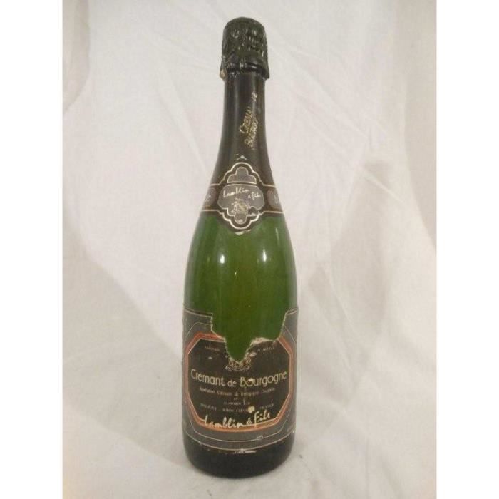 crémant lamblin (étiquette déchirée) pétillant 1992 - bourgogne