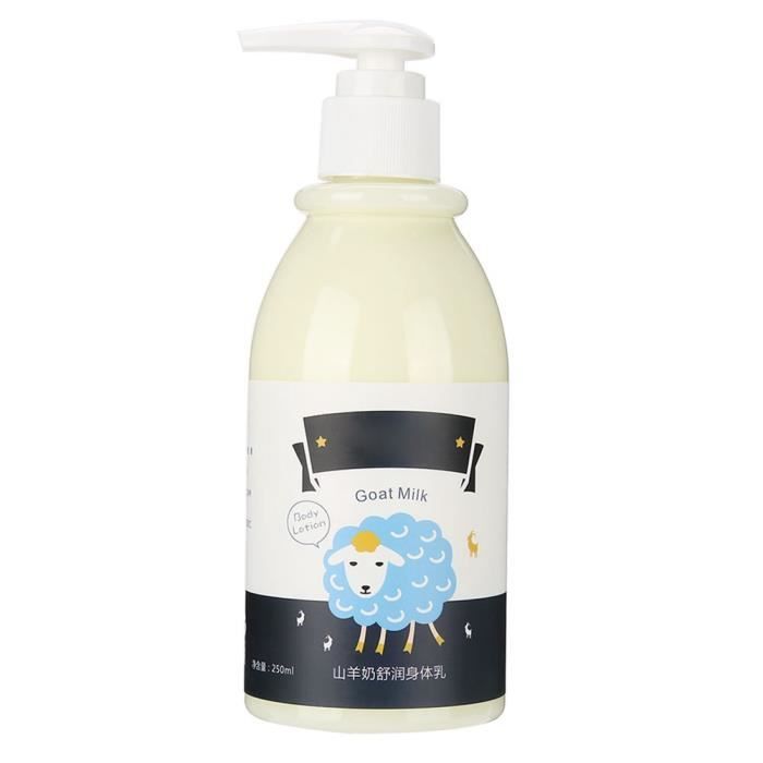 Garosa Lotion corporelle Lotion pour le corps au lait de chèvre blanchissant hydratant hydratant nourrissant crème de soin de la