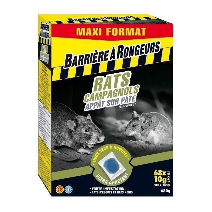 Rats & Campagnols - Appât sur pâte MAXI FORMAT 680 g