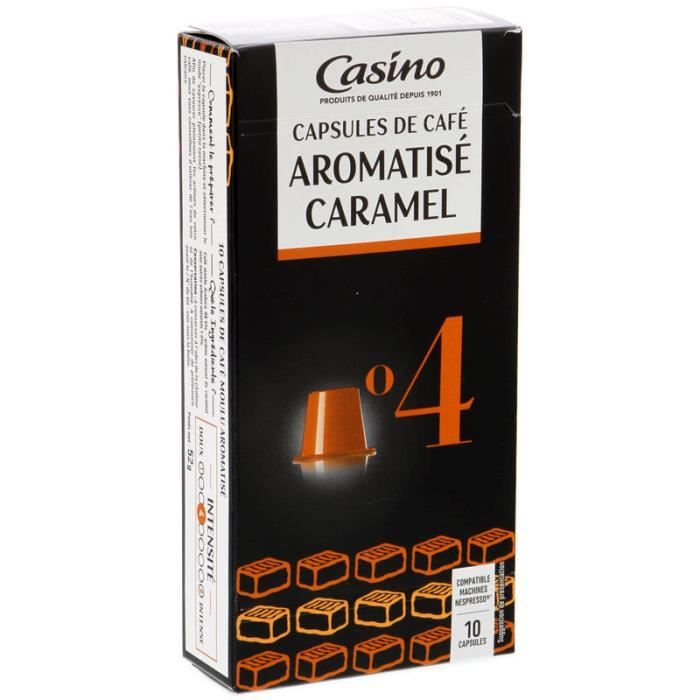 Café aromatisé Caramel - 10 capsules - 52 g