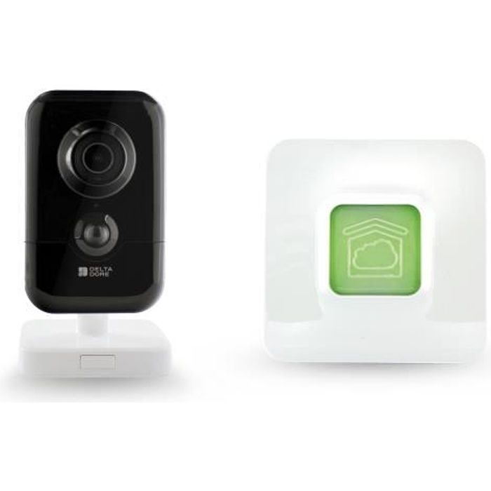 Delta Dore Pack caméra de sécurité intérieure connectée TYCAM 1100 et box domotique Tydom 1.0 - Système de sécurité - 6410189