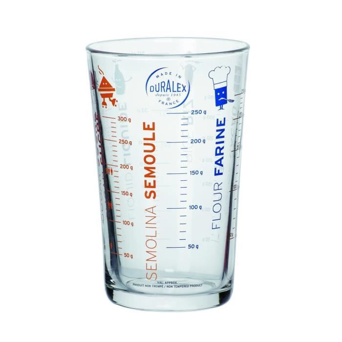 DURALEX 5004AM12 Precisio Verre Mesureur Verre Transparent 9 cm: Cuisine & Maison