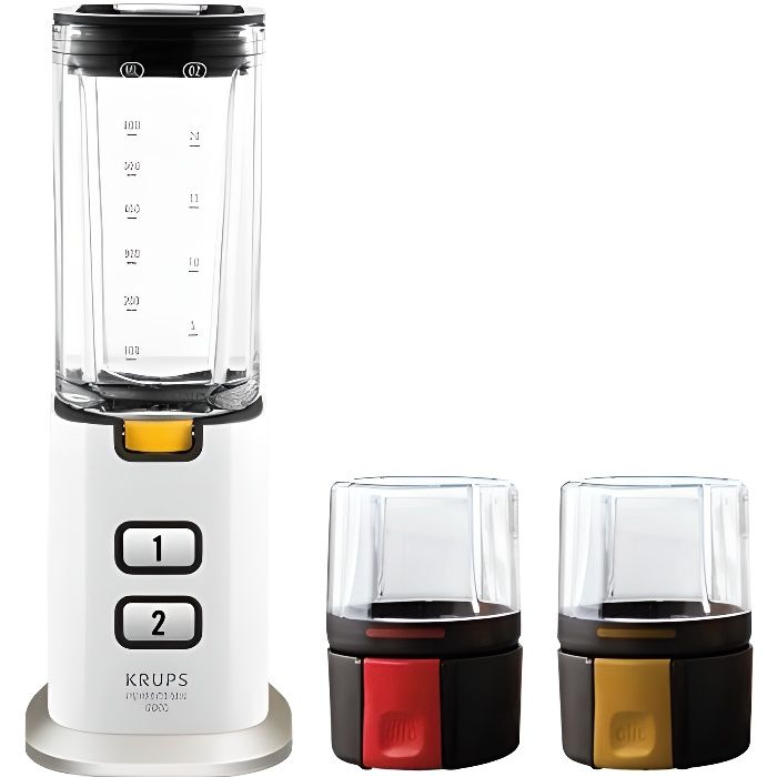 Krups Perfect Mix 9000 KB 3031 Batteur 300 Watt Blanc-inox