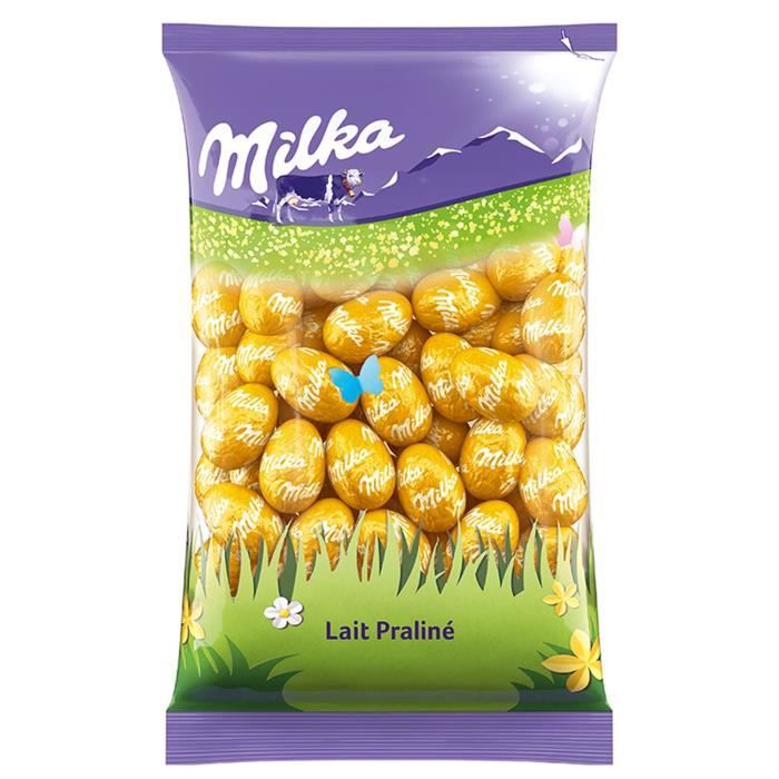 MILKA Chocolat Petits Oeufs Lait Praliné - 500 g