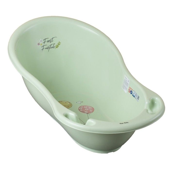 Baignoire bébé avec thermomètre Vert Forest 102 cm