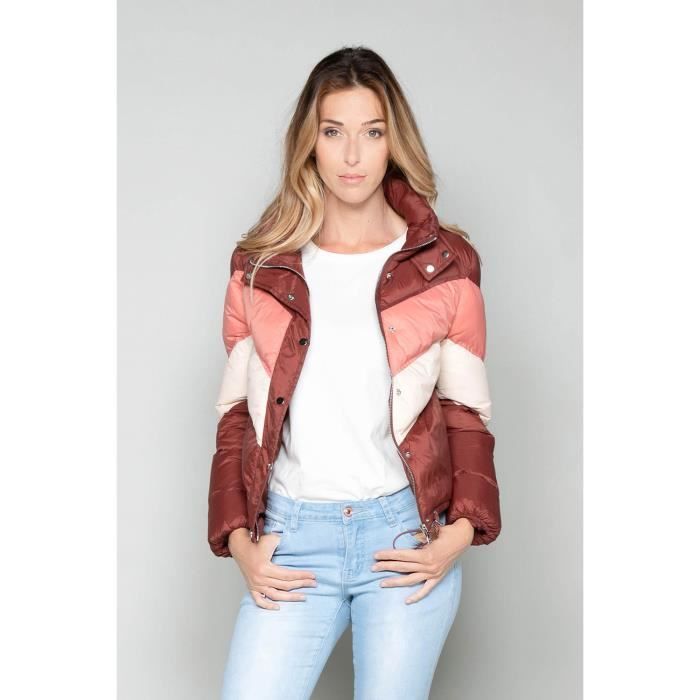 Doudoune retro CLAUDINE - Couleur - Macadamia, Taille - L