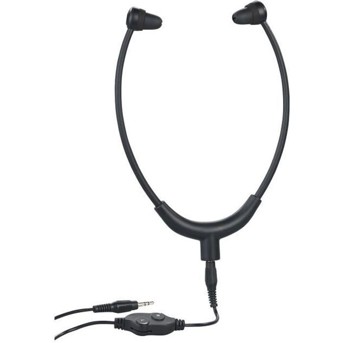 Casque filaire pour TV & musique KH-100, jusqu'à 117 dB