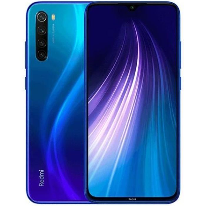 Xiaomi Redmi Note 8 2021 Neptune Bleu 64Go Smartphone