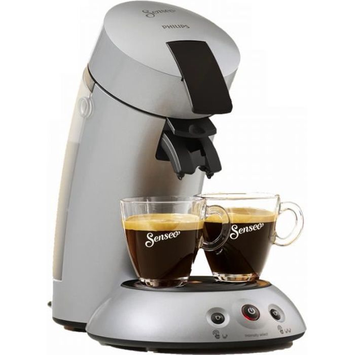 Senseo HD6556-59, Autonome, Cafetière à dosette, 0,7 L, Dosette de café, 1450 W, Argent