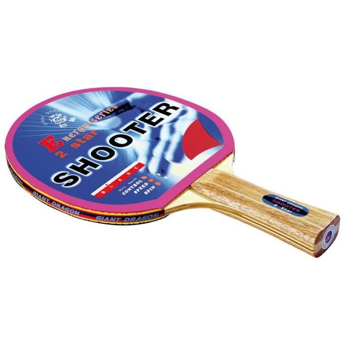 Raquette de ping-pong Shooter Sportifrance - rouge/noir - TU
