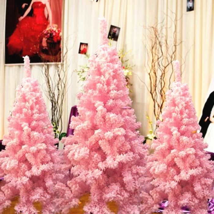 Sapin Noël rose Sapin Noël rose