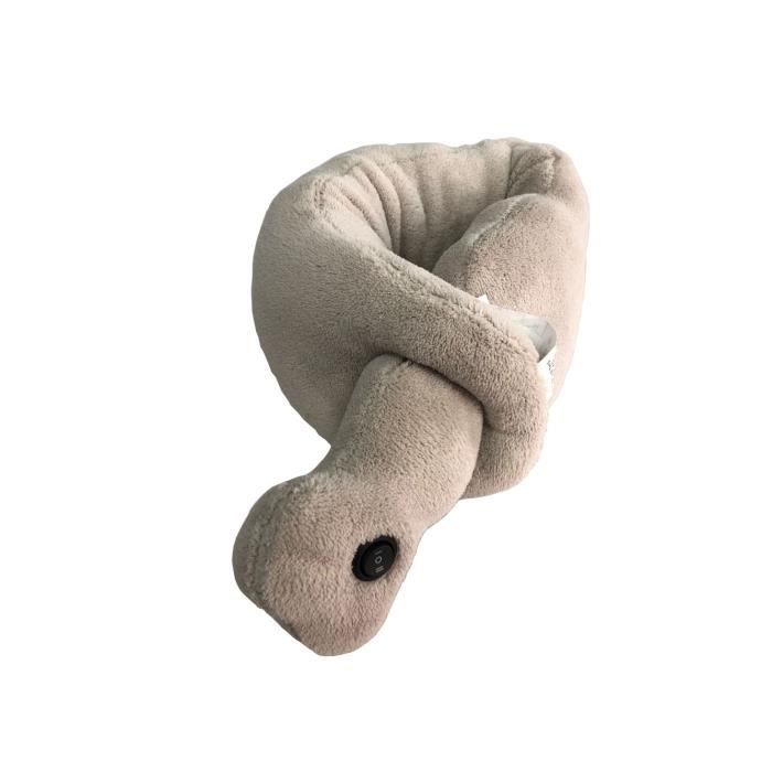 TRIOMPH Coussin cervical relax massant - En polaire - Beige