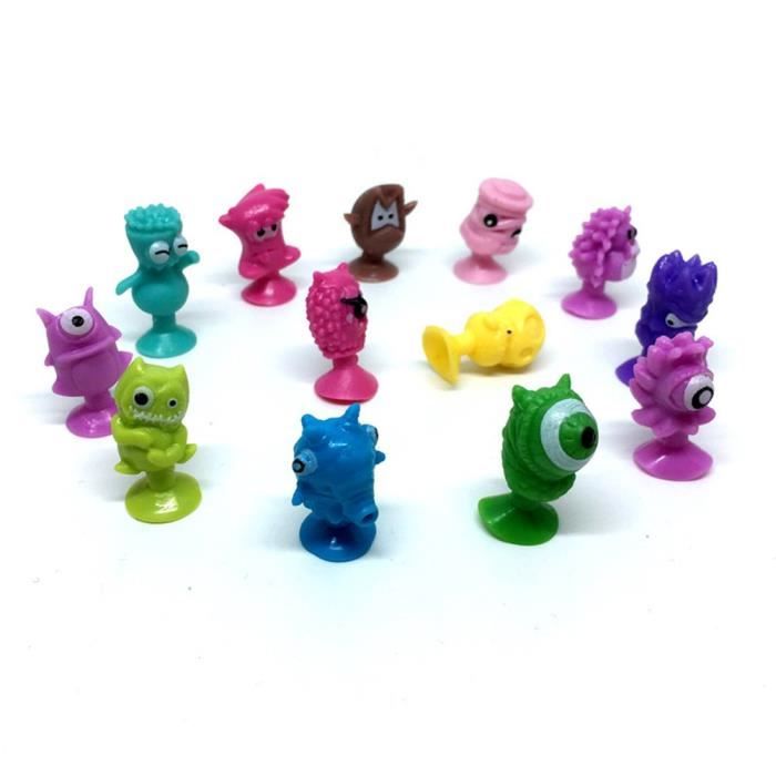 Enfants Enfant Cartoon Little Monsters Figurines Jouets Mini Ventouse Monster Sucker (10pcs)@M909