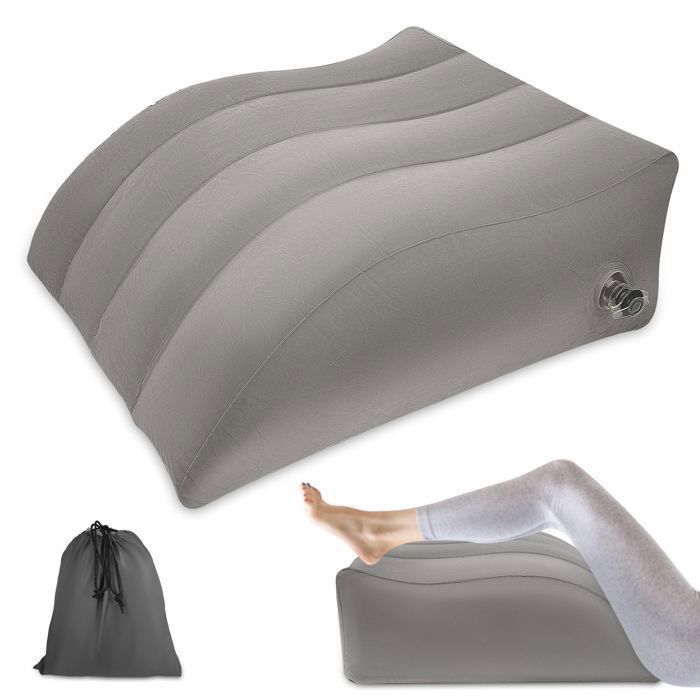 Oreiller De Surélévation Des Jambes Gonflable - Coussin En Coin Pour Lit, Récupération, Grossesse, Seniors - 11