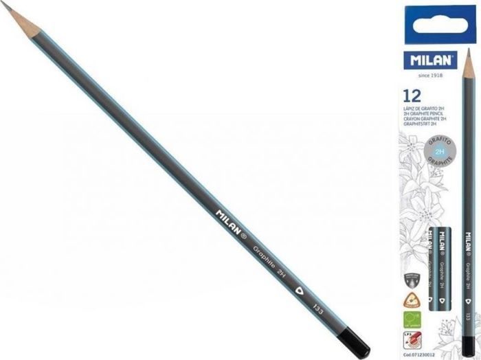 12 Crayons Graphite Triangulaires 6B - Mine 3mm - Dessin Artistique - Forme Ergonomique