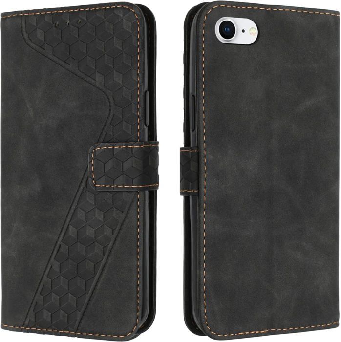 Suncase Custodia A Libro In Vera Pelle Per IPhone 6S/6 (4,7") Con Funzione Leggio E 3 Slot Per Carte, Colore Viola Antico