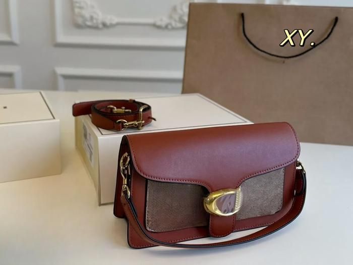 Sac Bandoulière Matelassé Colour Match CW620 - Marron Clair Cuir Vache Brossé