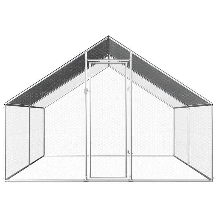 Meilleurs prix pour Poulailler/Clapier/Cage, VIDAXL, Grande espace, 2,75x4x1,92 m Acier galvanisé   C78
