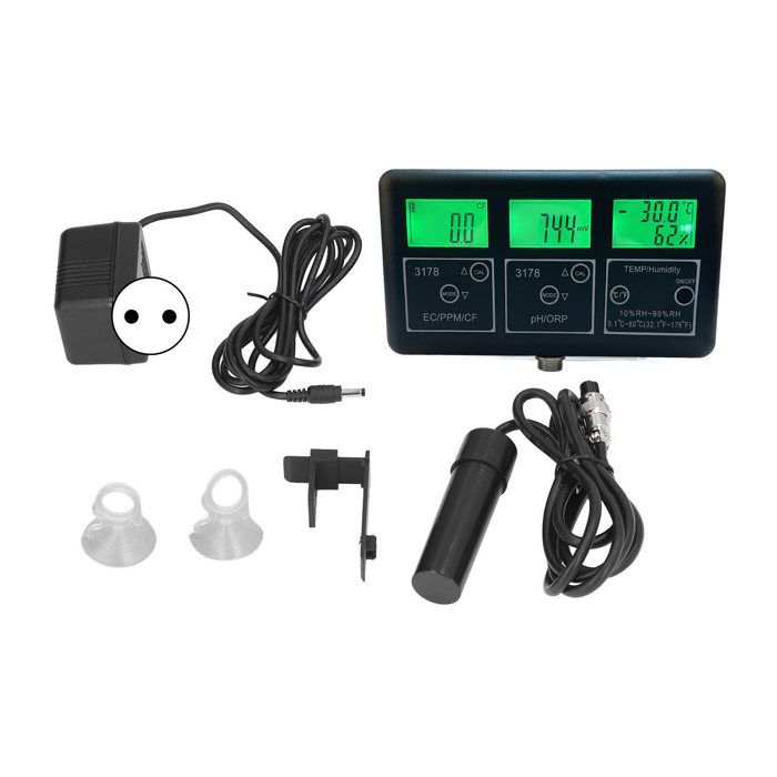 Testeur Qualité Eau 7 En 1 PH/TDS/EC/ORP/S.G/Salinité/Temp - Stylo Précis Pour Aquarium, Piscine, Eau Potable