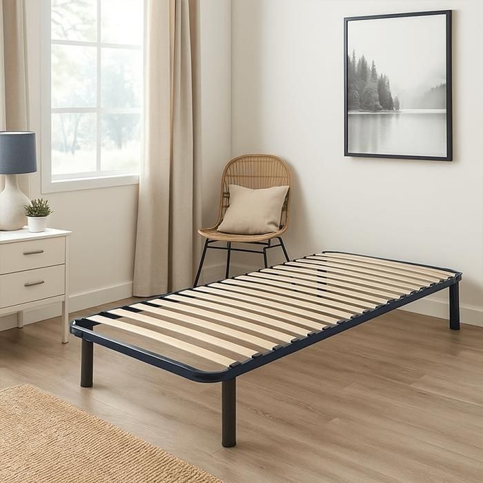 Sommier cadre lattes Superconfort - 200 x 70 - Cadre Métal Robuste Époxy Confort Ferme Compatible Tous Matelas Sommier cadre lattes Superconfort - 200 x 70 - Cadre Métal Robuste Époxy Confort Ferme Compatible Tous Matelas