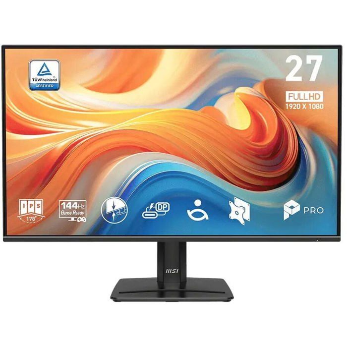 Écran PC MSI Pro MP272 E14C 27 Full HD 144Hz IPS FreeSync Haut parleurs 4ms - vue 2