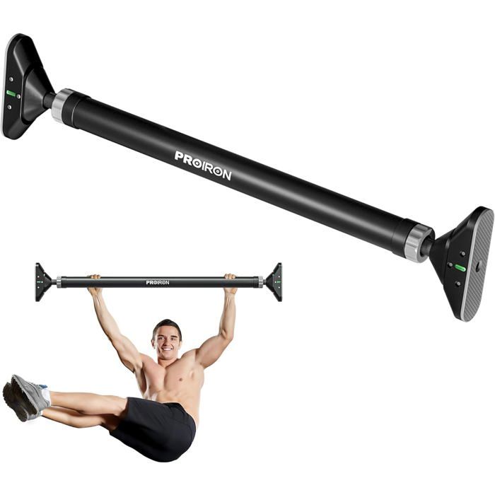 No Drilling Adjustable Door Bar (72-97 cm) Pull Up Bar for Family Fitness Maximum 200 kg
