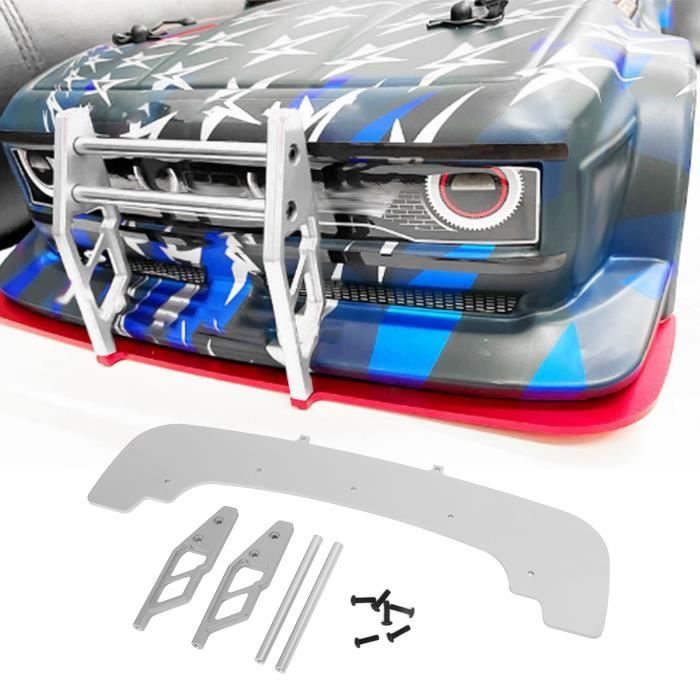 Pare-chocs Avant En Alliage Pour Axial SCX10 II - 1/10 Avec LEDs, Style Réaliste