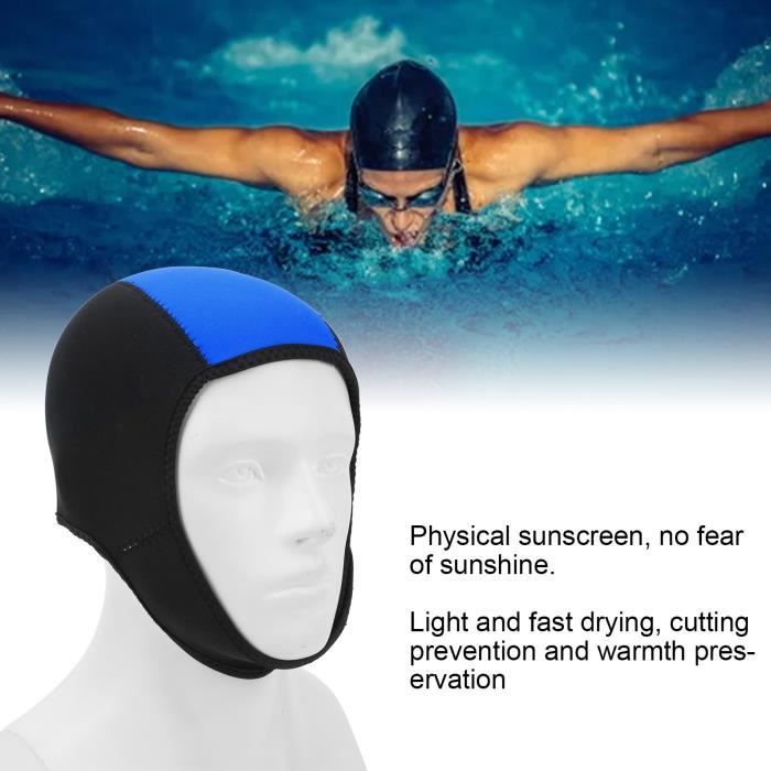 JNG Casque De Plongée En Néoprène Bonnet De Natation D'hiver Chaud Et Froid Bonnet De Natation D