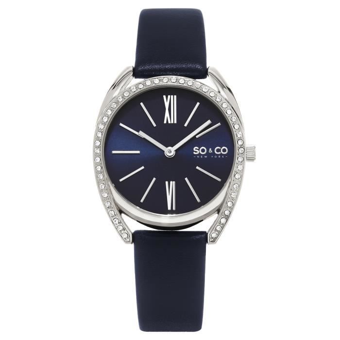 SO CO New York Femmes Madison Afficher Analogique Japonais Quartz