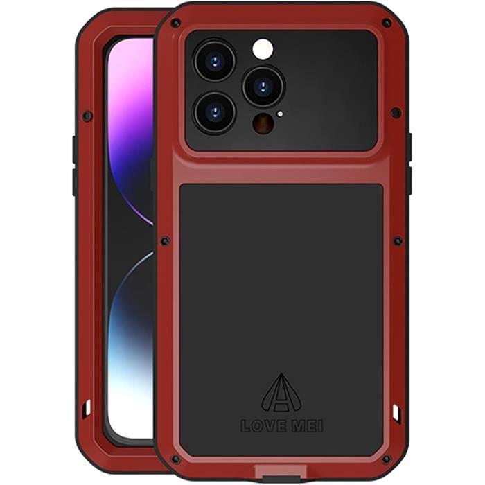 Coque étanche Robuste Pour IPhone (16 Pro Max, 15, 14, 13, 12...) - Avec Protection D'écran Intégrée - 360°