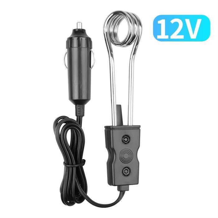Thermoplongeur Universel 12V/24V 120W-140W Pour Voiture – Chauffe-Eau Immersion