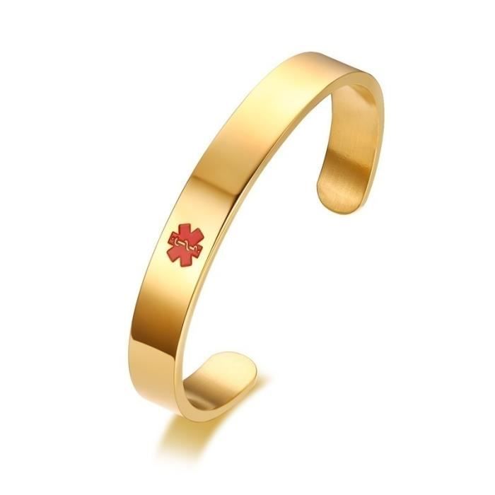 Bracelet medical homme clearance