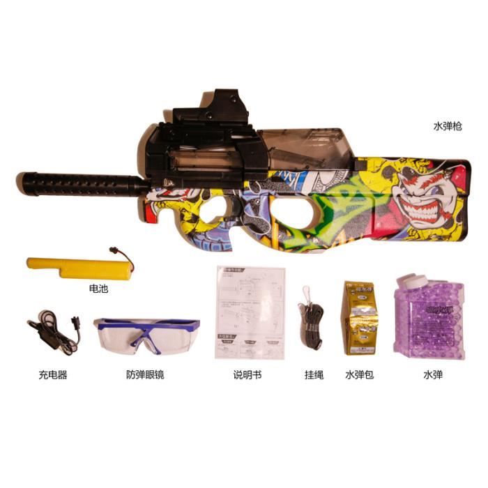 En Direct Cs P90 électrique Jouet Pistolet Orbeez Paintball Assault Snipe Arme Doux Bullet Pistolet à Eau Avec Balles Jouets Garçon