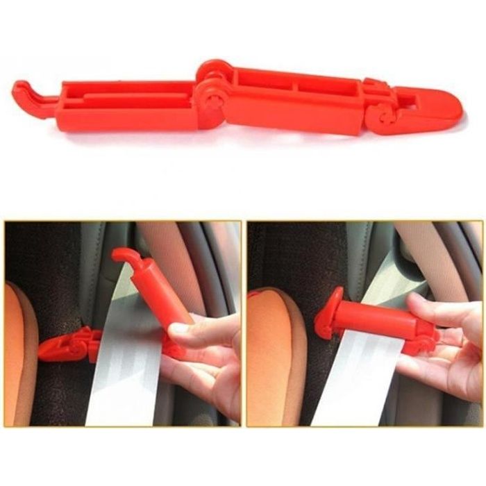Lot de 4 clips antid/érapants pour ceinture de s/écurit/é pour b/éb/é