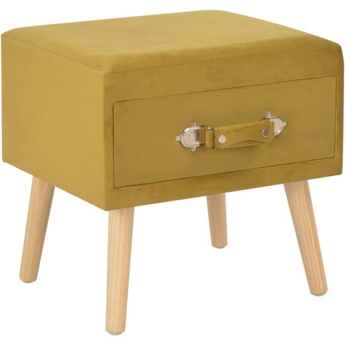 Table De Chevet Lot De 2 Avec Multiprise - 3 Tiroirs, 2 Prises CA + 2 USB, Noir, 40x38x66cm