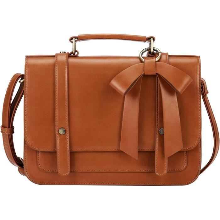 Sac à Bandoulière Femme Léger Avec Nœud - Grand Modèle Bleu Synthétique - Tendance 2019