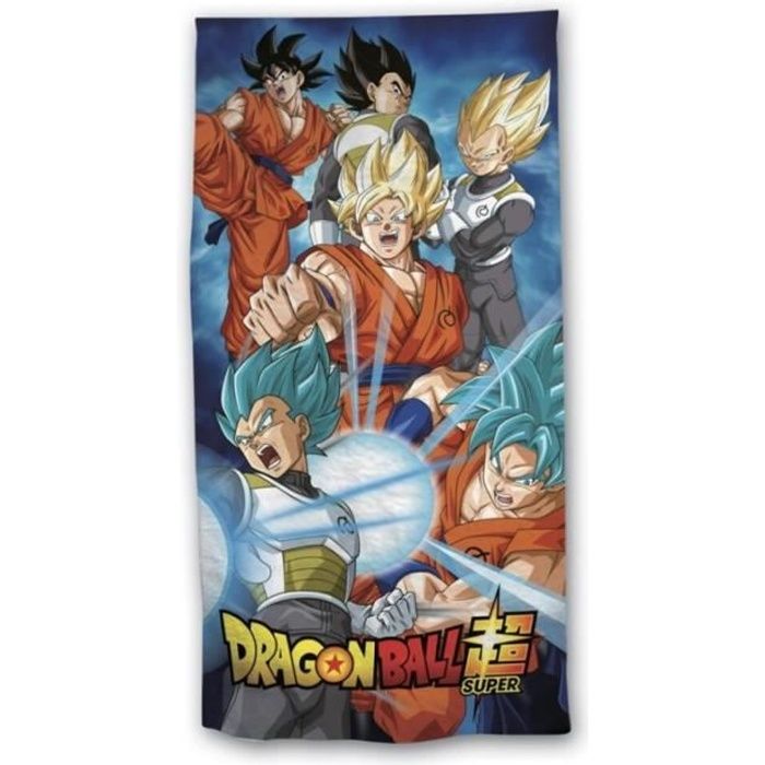 DRAGON BALL SUPER - Kame - Serviette de Plage 100% Microfibre 70x140cm