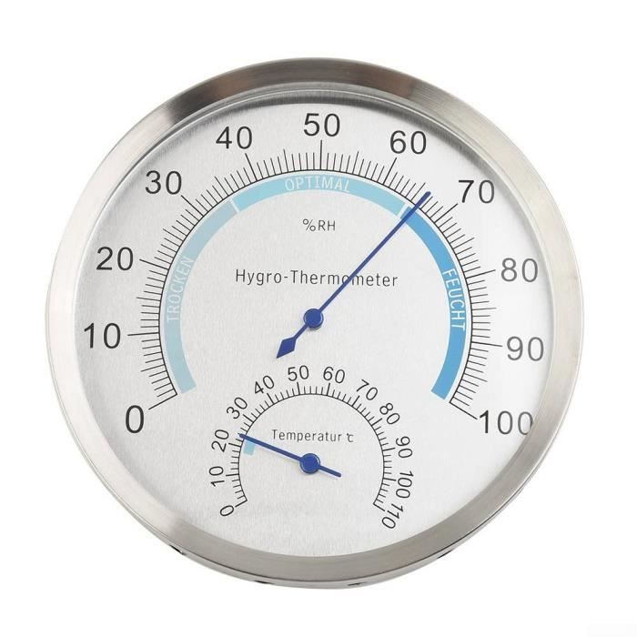 Thermo-Hygromètre Analogique, Thermomètre Hygromètre Intérieur Extérieur,  Climat Intérieur Sain, Température Humidité, Test D[H3079] - Cdiscount