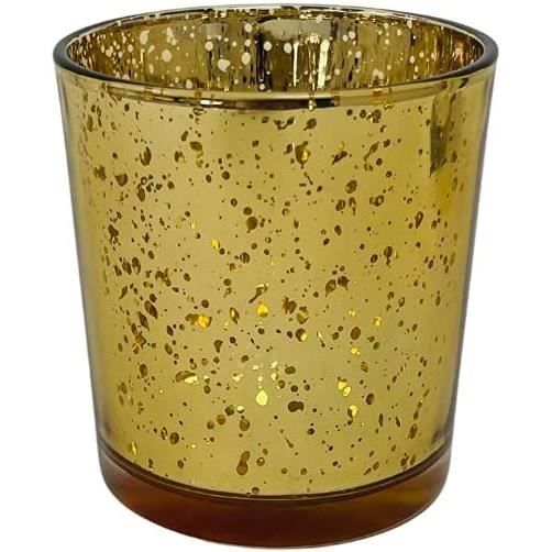 Praknu Lot De 4 Photophores Verre Coloré – Bougeoirs Chauffe-Plat Élégants Pour Mariage, Table Et Décoration Maison