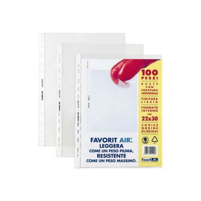 Favorit 400136870 Lot De 25 Enveloppes Transparentes