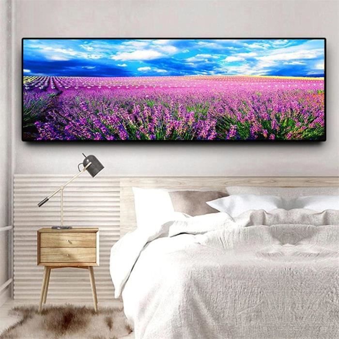 Autocollant Mural 3D Champ De Fleurs De Campagne – Papier Peint Vinyle Allan P Ava 155NAM