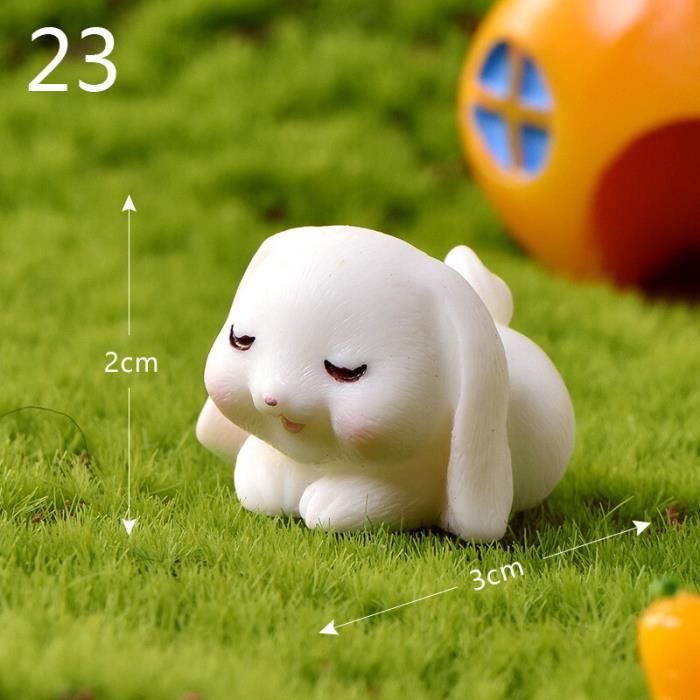 TOGEVAL Lot De 20 Figurines Chiens Phosphorescentes En Résine - Mini Chiens Mignons Lumineux Pour Bonsaï, Micro-Paysage Et Décoration Féerique