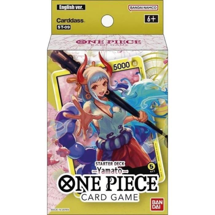 Jeu de cartes One Piece - BANDAI - Starter Deck Yamato ST-09 EN - Blanc - 2 joueurs ou plus - Mixte