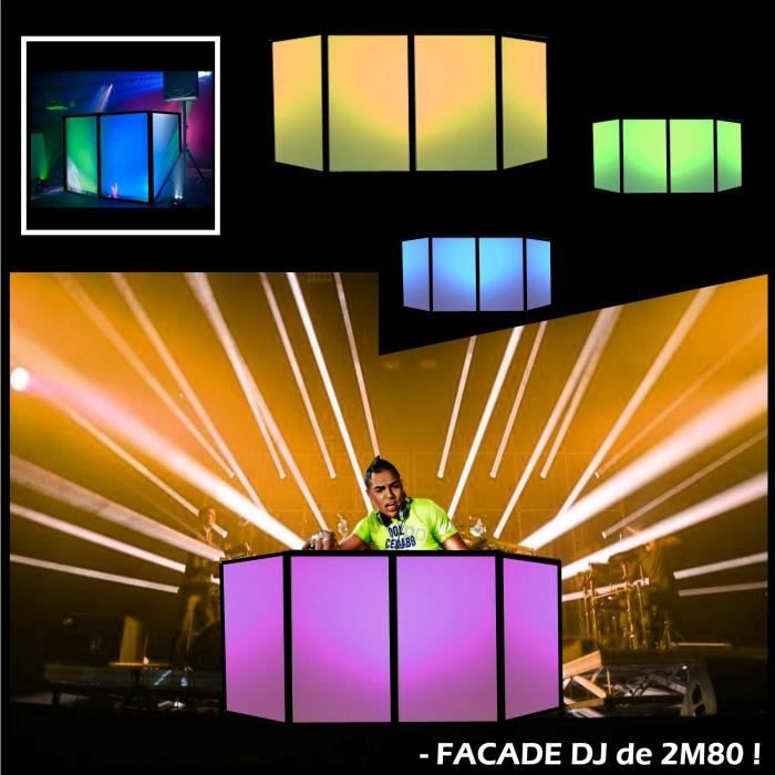 FACADE DJ WHITE SONO REGIE idéal pour mettre en valeur votre MATOS SONO