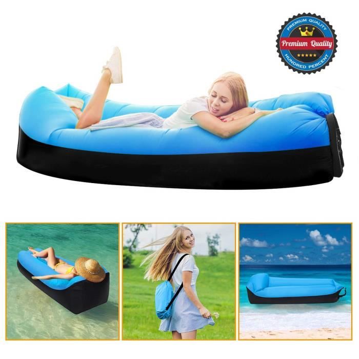 Matelas gonflable,Canapé gonflable flottant simple de 95cm, chaise de plage inclinable pour