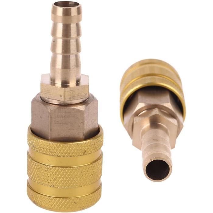 Mandrins à Air En Laiton Pour Gonflage Pneus - Lot De 2 - Compatible Valves US Et Françaises - 8mm