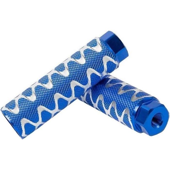 Piquets De Vélo Antidérapants En Alliage Alu - Lot De 2 - 100x28mm - Couleurs Assorties