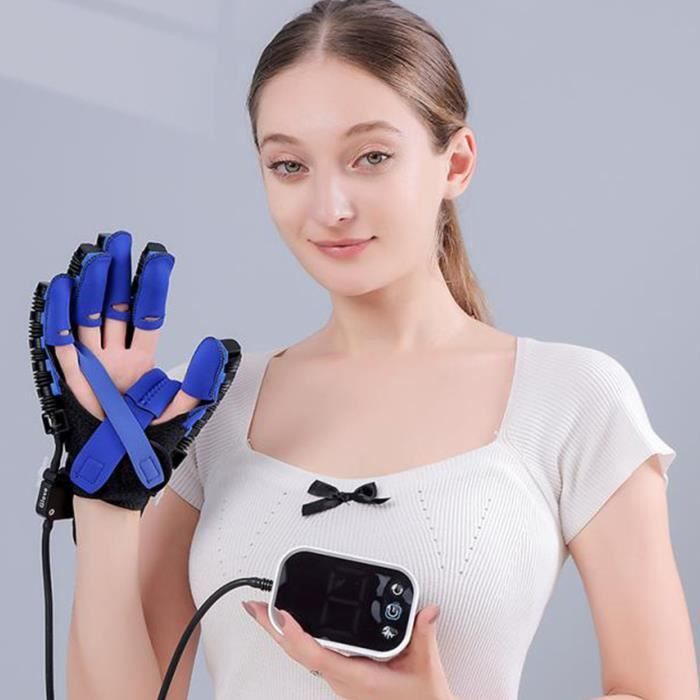 Gants Robot De Rééducation Fonction Manuelle - Noir, Unisexe, Marque XXL, Pour Récupération Motrice