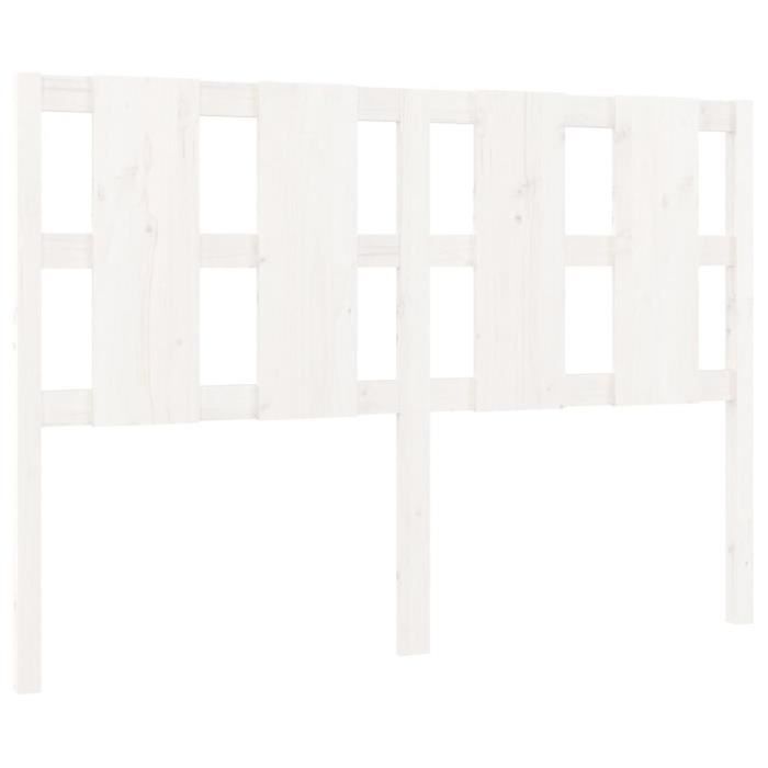 Tête De Lit Blanche 140 Cm En Bois D'ingénierie VidaXL - Design Moderne Et Minimaliste